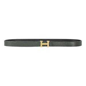 Alternative view of Reversible Buckle Amazing Belt Green&Black 20 mm