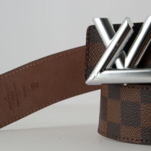 Alternative view of Brown Damier New SiAmazinger Buckle Leather Belt