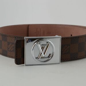 Alternative view of Brown Damier SiAmazinger Buckle Leather Belt