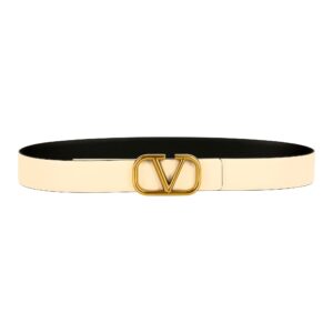 Alternative view of Amazing Gold Buckle Leather Belt