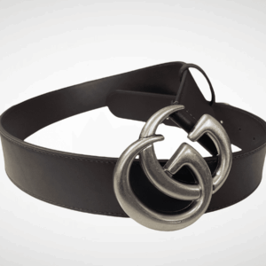Alternative view of Dark Brown Leather Belt SiAmazinger Buckle 40 mm