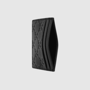 Alternative view of Amazing Signature leather card case Black