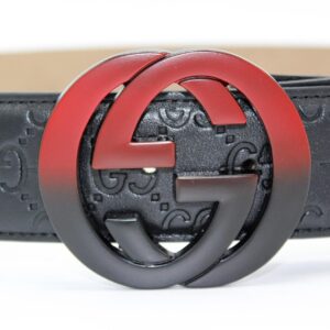 Alternative view of Amazing Signature leather with Black&Red Buckle