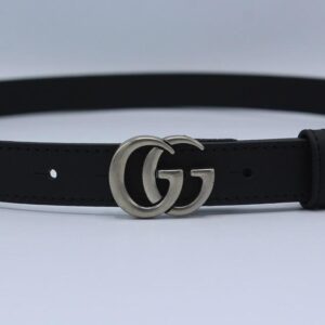Alternative view of Leather Belt Gold / SiAmazinger Buckle 25mm