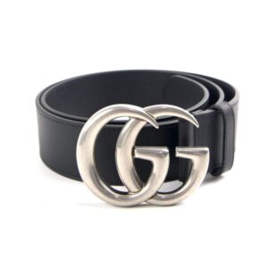 Alternative view of Leather Belt Gold / SiAmazinger Buckle 40 mm