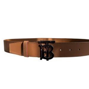 TB Brown Motif Leather Belt