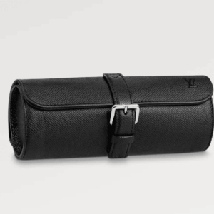 Watch Case Black Epi Leather