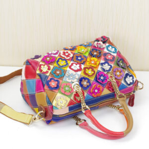 Alternative view of Cowhide Handbags Color Flower Handbags
