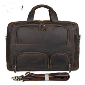 Alternative view of Top Qaulity Brand Briefcase Bag For Men Male Business Bag Vintage Designer