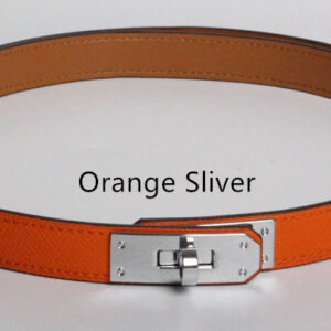 Alternative view of High Quality Women Real Leather 1.8cm Width Belts Golden
